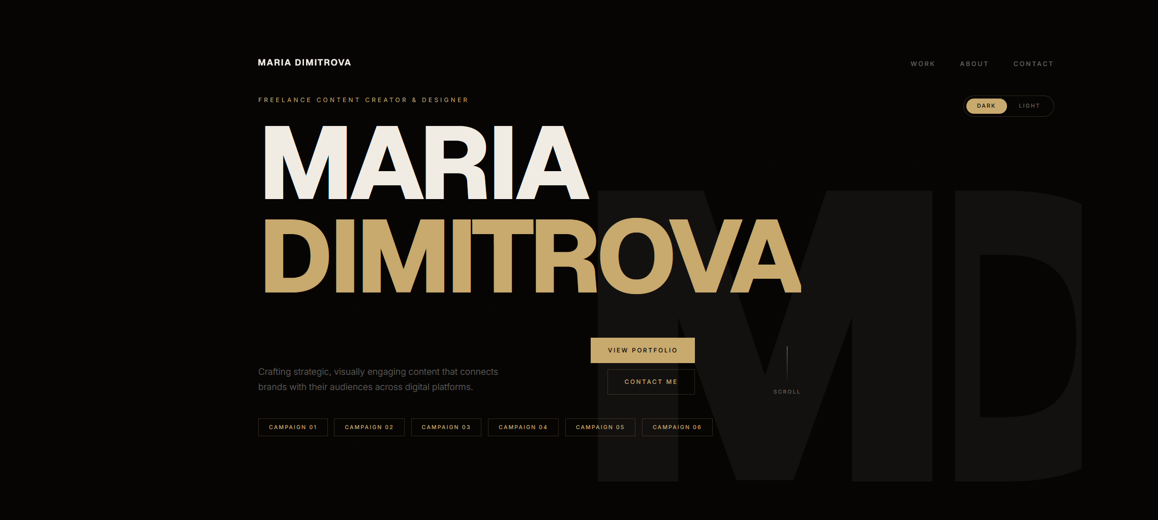 Maria Dimitrova Portfolio